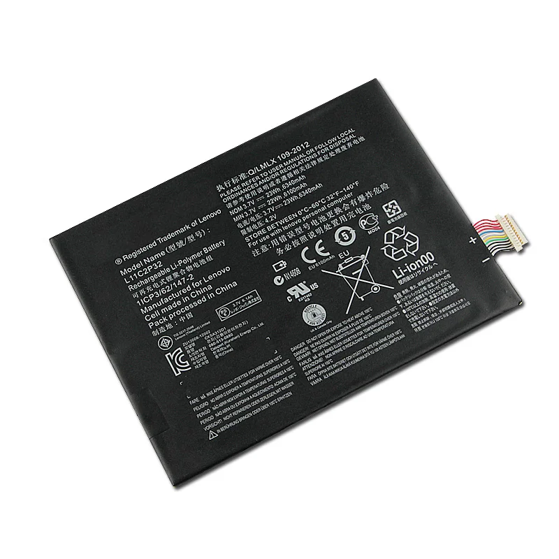 Новая сменная батарея L11C2P32 L11C2P31 для Lenovo IdeaTab S6000 S600H B6000 A7600 аккумулятор планшета 6340