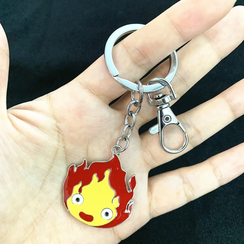 Металлический брелок для ключей Totoro JiJi calcium Fer с 5 подвесками из цинкового сплава