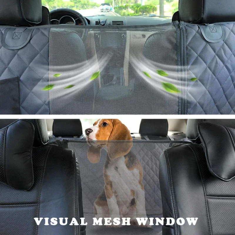 

Dropshipping Waterproof Dog Car Seat Cover Pet Carrier With Pet Safety Belt Car Rear Back Seat Mat Hammock Cushion Protector