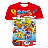 New Fashion Game T Shirt Summer Short Sleeve O-neck Tshirt Superzings Tees For Baby Boys Kids Casual Cartoon Tops Girls T-shirt