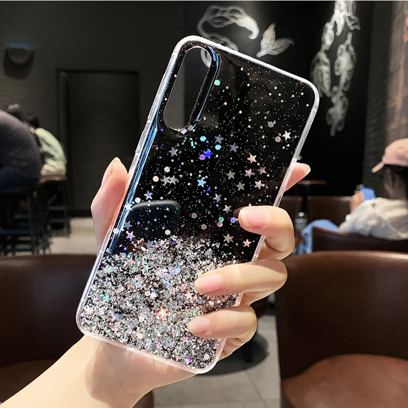 

Starry Sky Soft TPU Transparent Case for Xiaomi A3 9Lite 10 9T Redmi 9A 9C 8A 8 7A 6A Note 9S 8T 8 7 6 9Pro Max Cover Phone Case