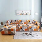 Набор чехлов для дивана, L-образные Угловые эластичные плотные полноразмерные прочные Чехлы для диванных подушек, защитные декоративные домашние Чехлы для 1234-местного дивана