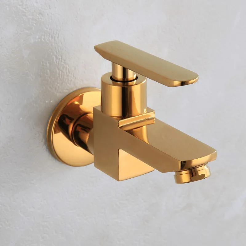 Медный смеситель для стиральной машины одиночная холодная швабра Смеситель