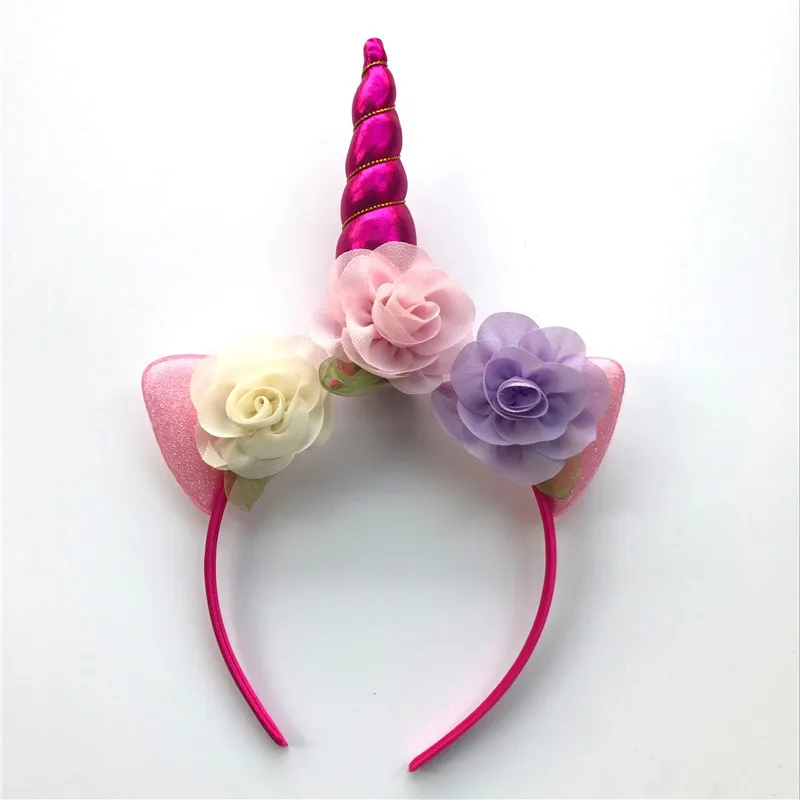 Rose Одежда для новорожденных платье с единорогом наряд для первого дня рождения для маленьких девочек радужные платья юбка с блестками вечерние костюмы для малышей - Цвет: Rose