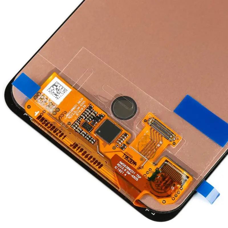 1ss a50 2019 505 black single assembly phone display screen mobile phone accessories mobile phone parts ss screen for i free global shipping