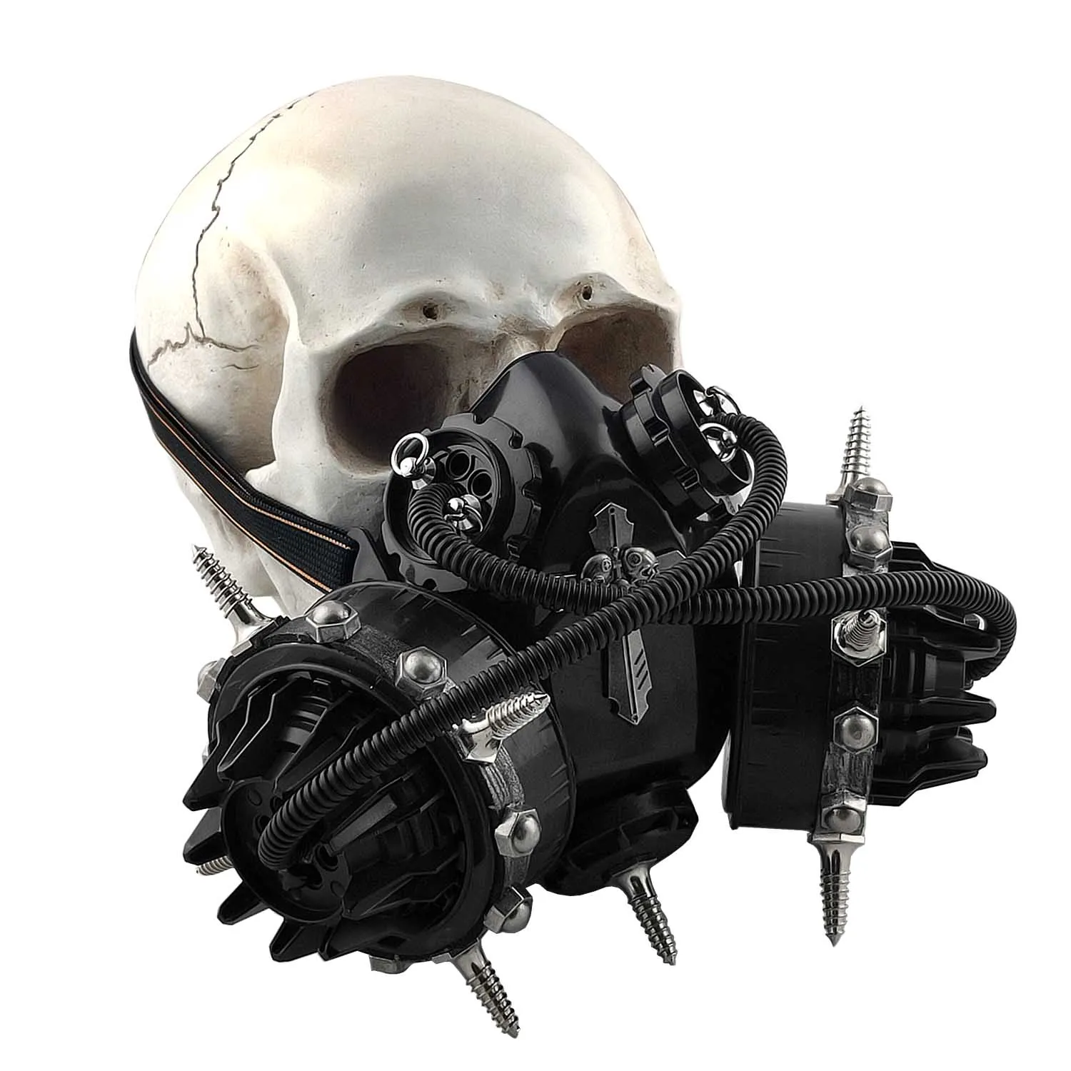 Костюм на Хэллоуин искусственное платье маскарадная газовая маска для вечеринки