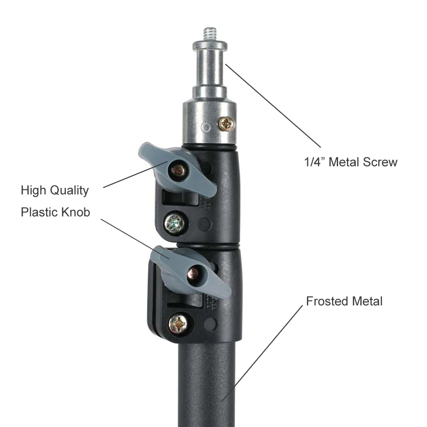 Фотостудия стальная стойка для фотостудии макс. нагрузка 5 кг 6 футов 2 м 200 см|video