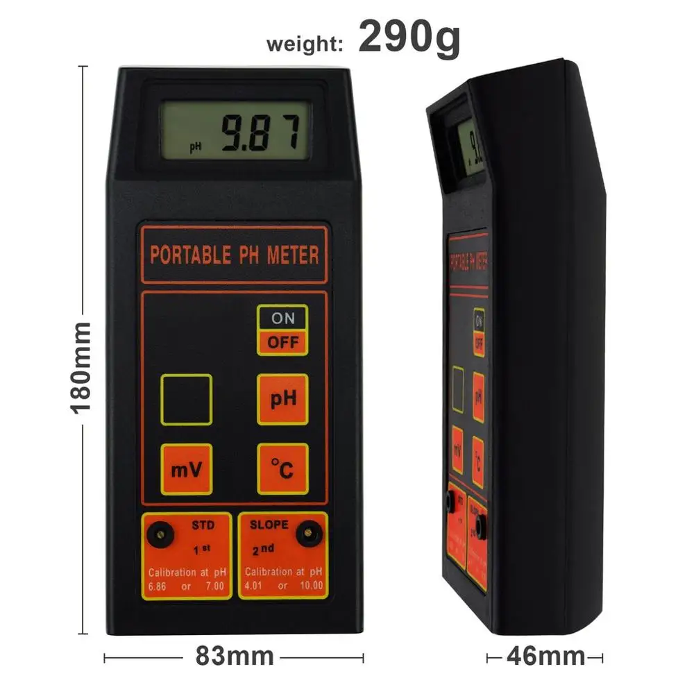 

Digital pH ORP mV Temperature Meter Water Tester(OEM Packaging Available)