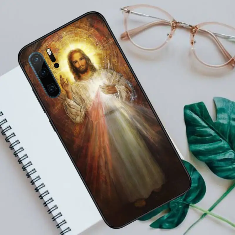 

Divine Mercy Jesus Phone Case For Huawei honor Mate P 10 20 30 40 Pro 10i 9 10 20 8 x Lite Luxury brand shell funda coque