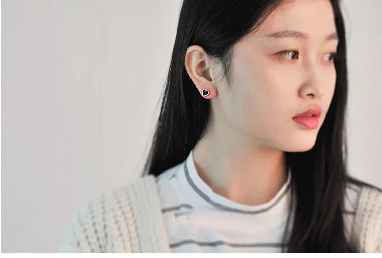 New 2019 High Quality Lover 925 Sterling Silver Stud Earring for Women Jewelry Gift For Romantic Lady Fashion | Украшения и