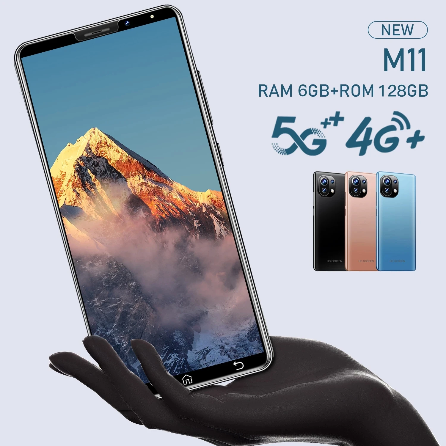

M11 Ultra Global Version Mobile Phone, 5.5 inch Smartphone, 16MP, 16GB, 512GB, 4800mAh, Ten Core, Android 10