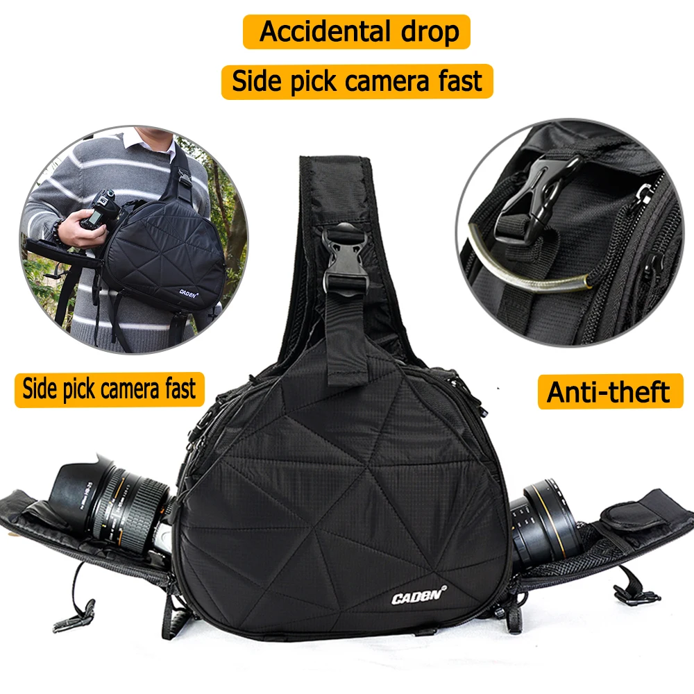 Сумка-слинг Caden для цифровой зеркальной камеры водонепроницаемый ранец на плечо