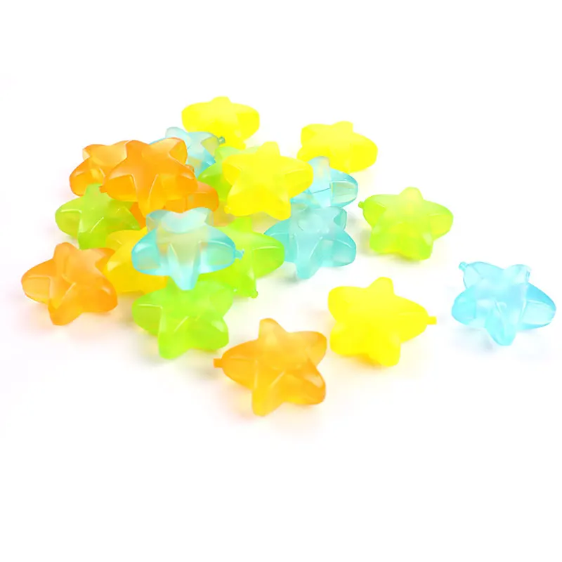 

20pcs Multicolour Ice Cube Picnic Keep Drink Cool Physical Cooling Bar Tool Star Shaped Ice Cubes Plastic Reusable