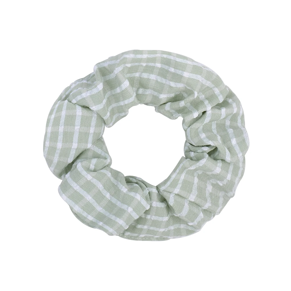 1 шт. винтажные женские резинки для волос девочек в клетку эластичные Галстуки