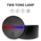 10 шт.лот светодиодный двухцветный осветительный прибор для акриловых 3d СВЕТОДИОДНЫХ ночных светильников оптовая продажа только двухцветная осветительная база