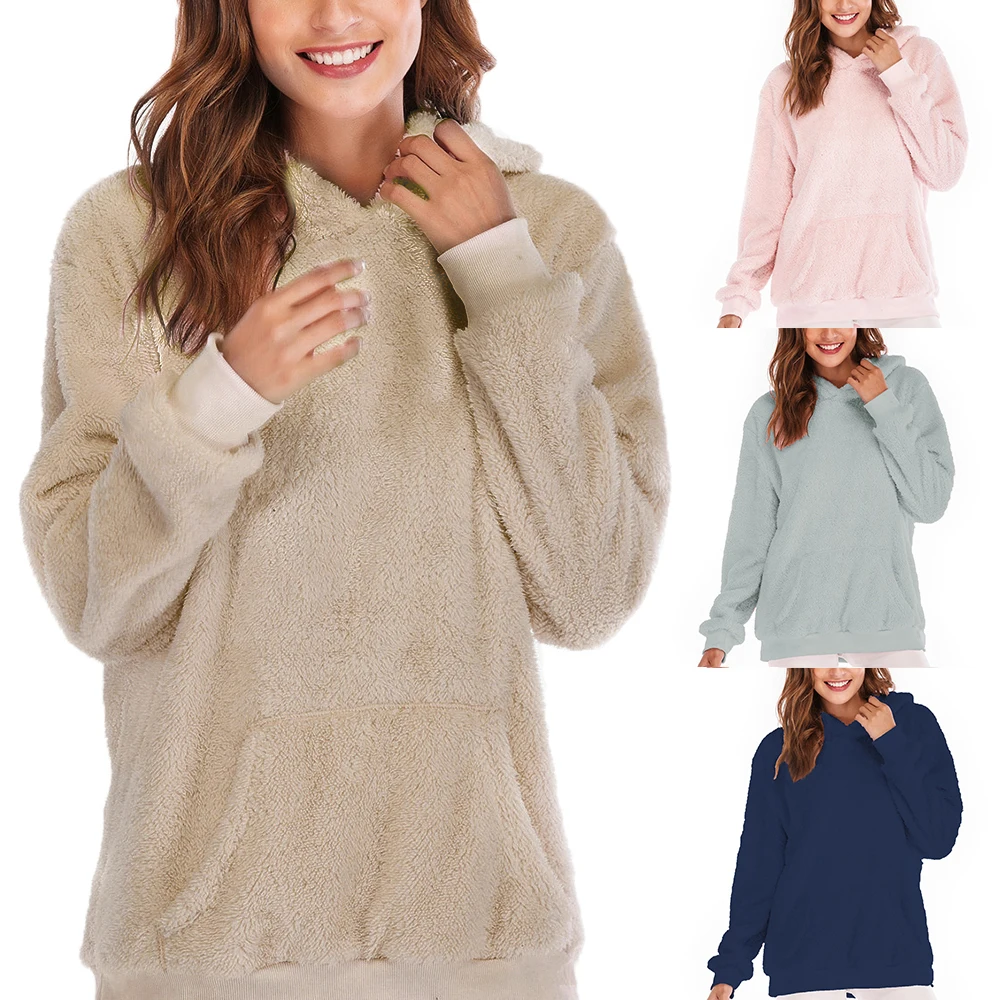 Женские однотонные свободные мягкие Пуловеры с длинным рукавом новинка 2019