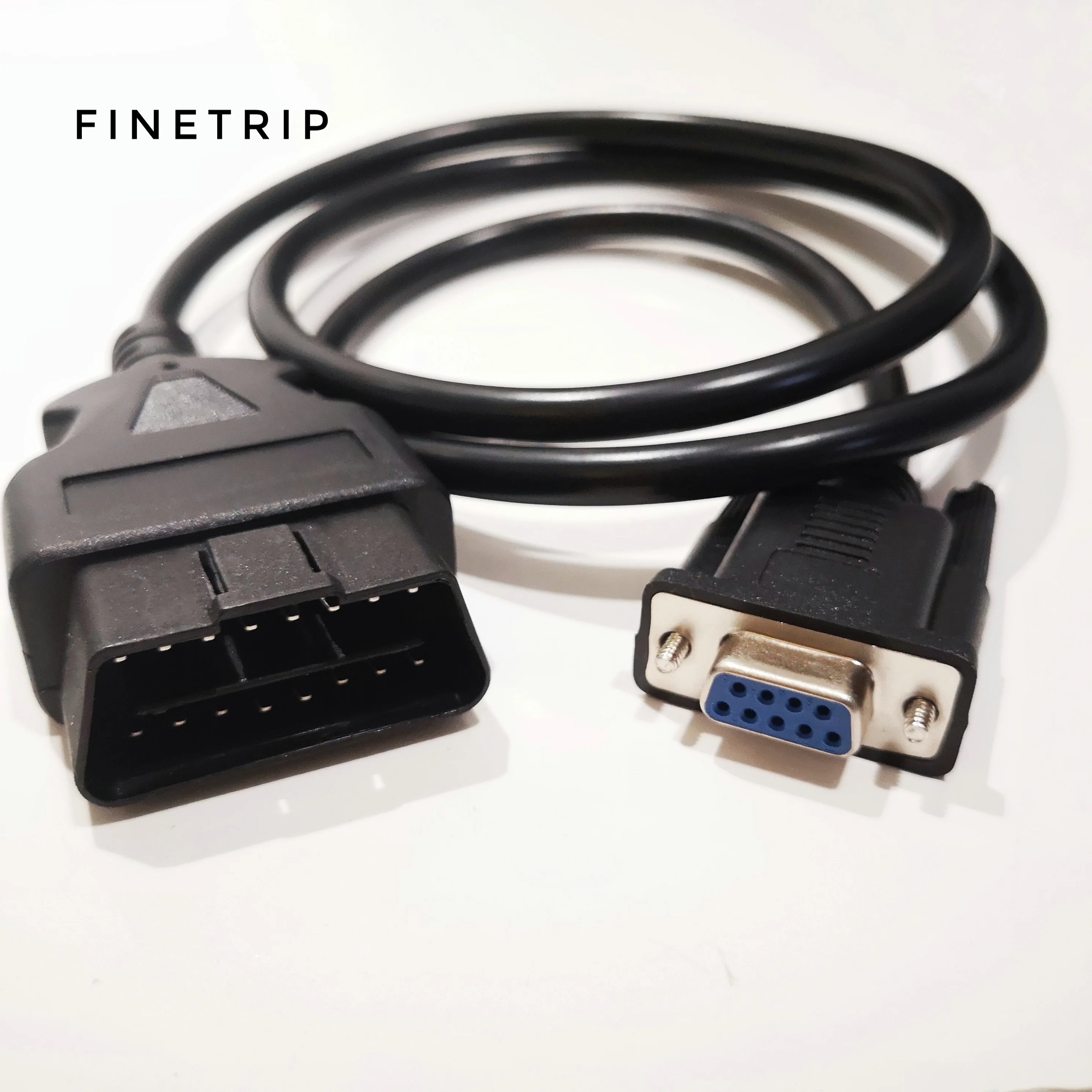 Универсальный диагностический адаптер OBD 2 16PIN DB9 RS232 кабель для автомобиля сканер