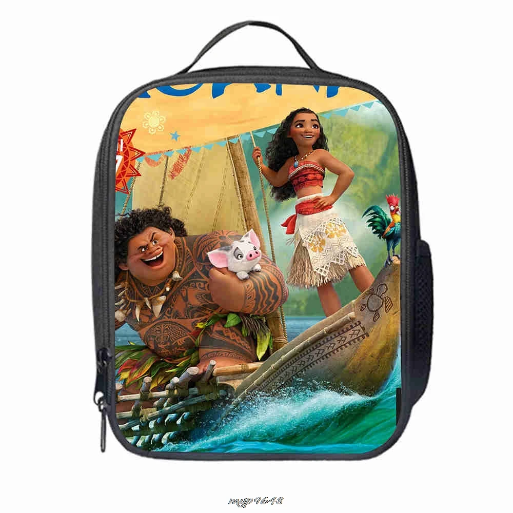 Детская сумка для ланча Moana с 3D принтом детский Ланч бокс Студенческая еды