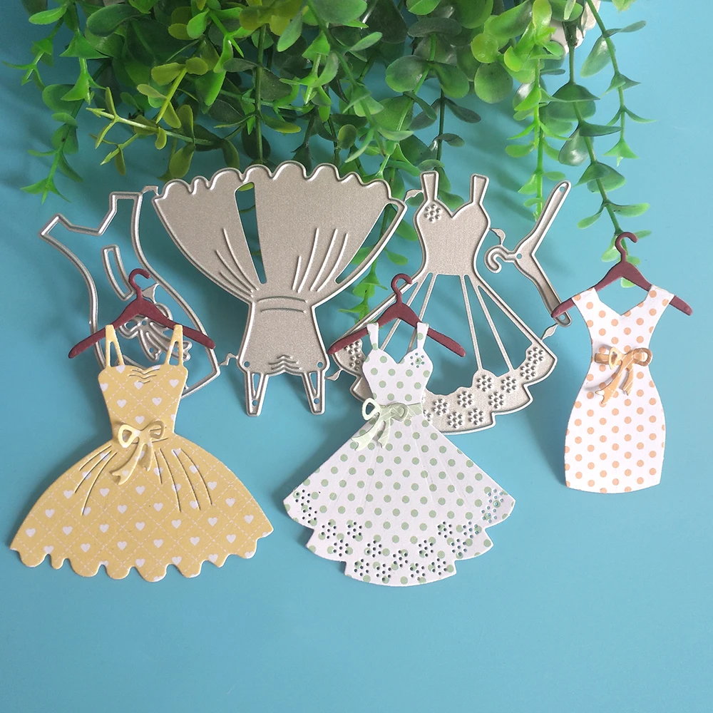 

New 3 exquisite skirts cutting dies DIY scrapbook, embossed card making, photo album decoration, handmade craft