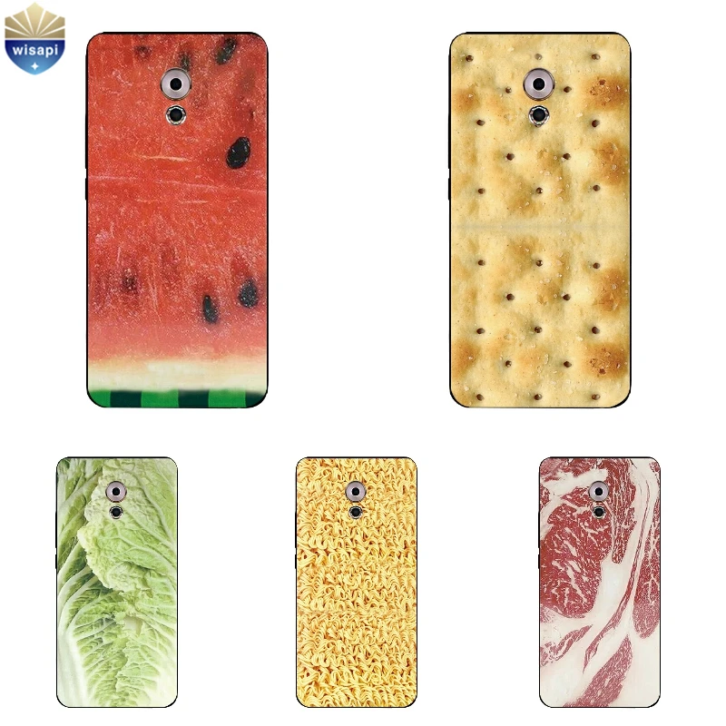 Black Soft TPU For Meizu Pro 6 Plus Phone Case for 5 Thin Shell Meilan M3X Metal Cover Foods Pattern Coque | Мобильные телефоны и
