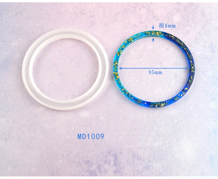 1 шт. Мягкая силиконовая Ювелирная Форма браслет из эпоксидной смолы брелок форма