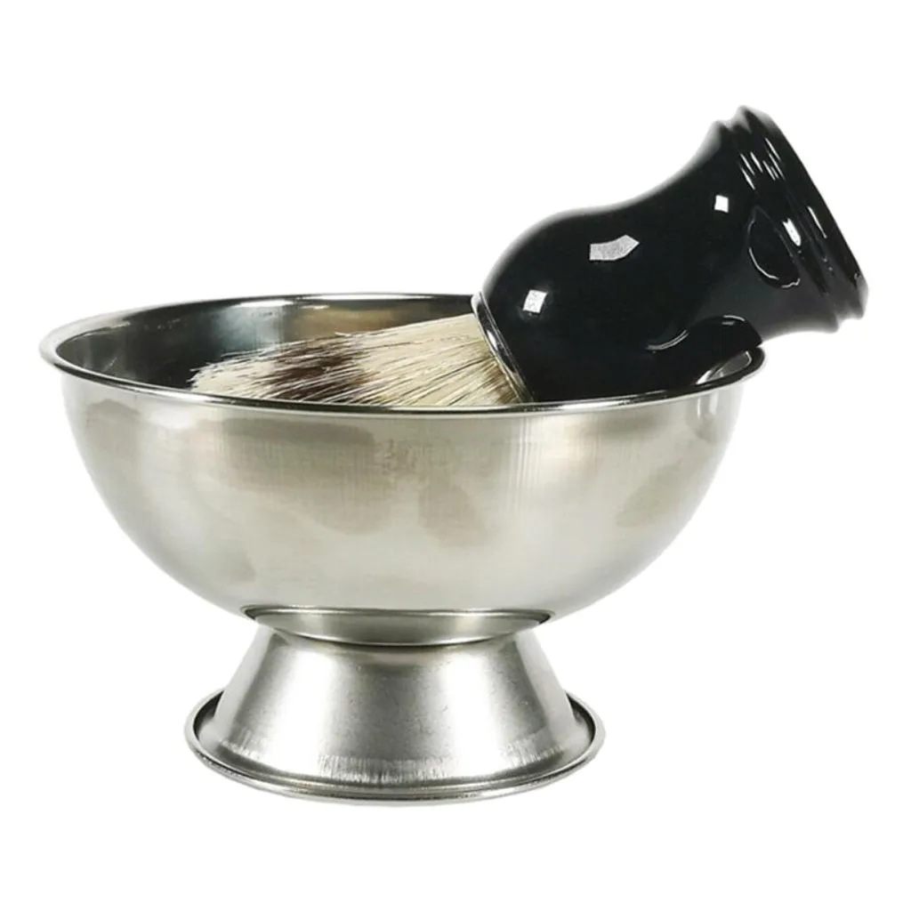 

High Grade Large Stainless Steel Men's Shaving Cup Bowl For Soap Cream 11cm