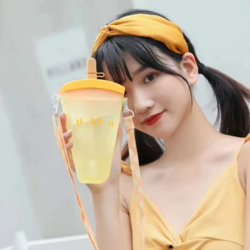 Новинка пластиковая бутылка для воды Fruite портативная прозрачная Герметичная