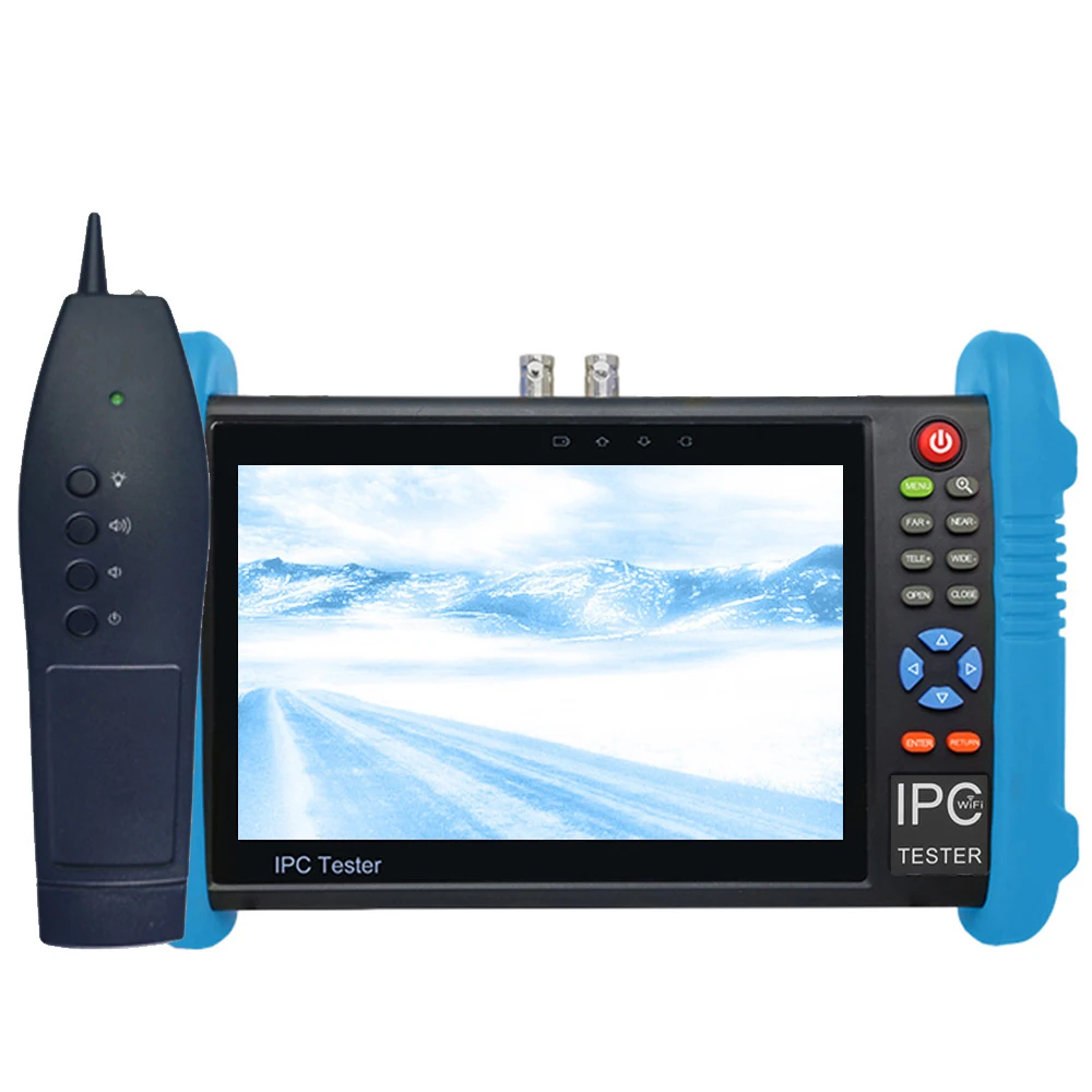 TI-9698PS-C 7 дюймов H.265 4 к CCTV Тест er монитор тестер аналоговых камер поддержка встроенный wifi TDR UTP RJ45 кабель тест ip-камеры тест er - Цвет: TI-9698PS-C