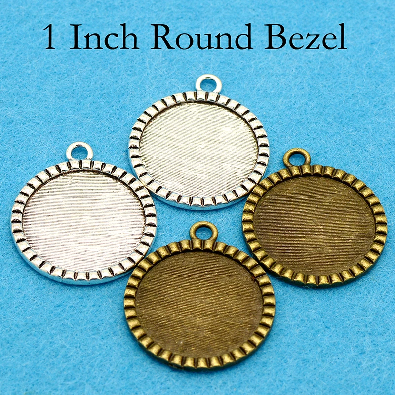 500 шт. 1 дюймовая рамка для камеры крышки бутылки заготовки кулона дюйм эпоксидной