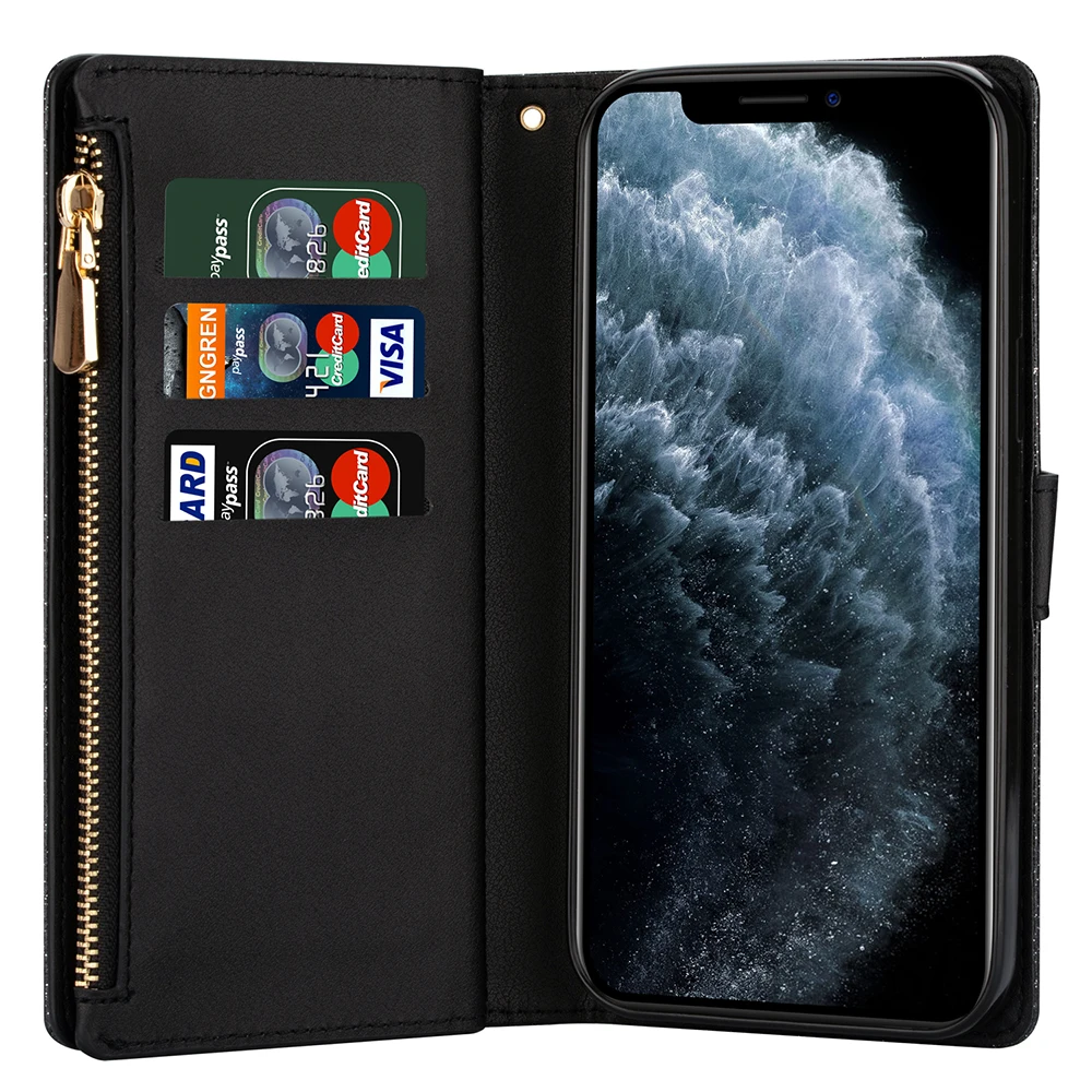 Роскошный кожаный чехол с лазерной гравировкой для IPhone 11 Pro Max X XR XS откидные