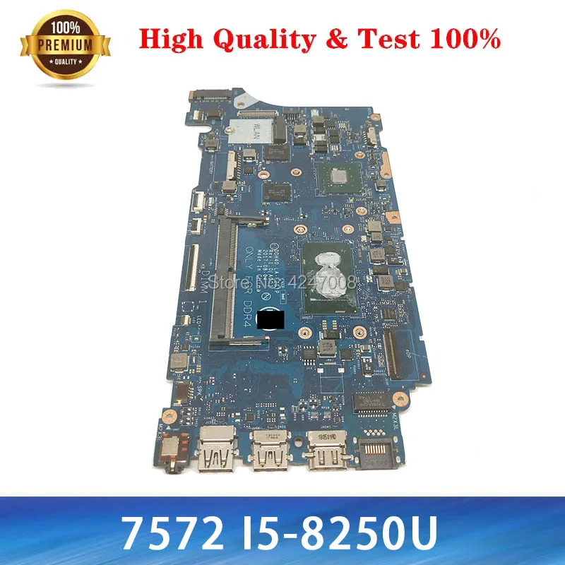 

DDH40 LA-F251P материнская плата для ноутбука Dell Inspiron 7572 7472 тестовая оригинальная материнская плата I5-8250U MX150 тестовая 100%