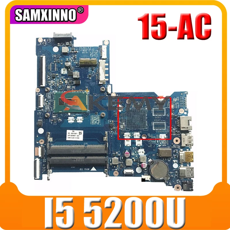 

Akemy BDL50 LA-D703P For HP 15-AY 15-AC Notebook Laptop Motherboard MainBoard I5 5200U Test Ok Fast Ship