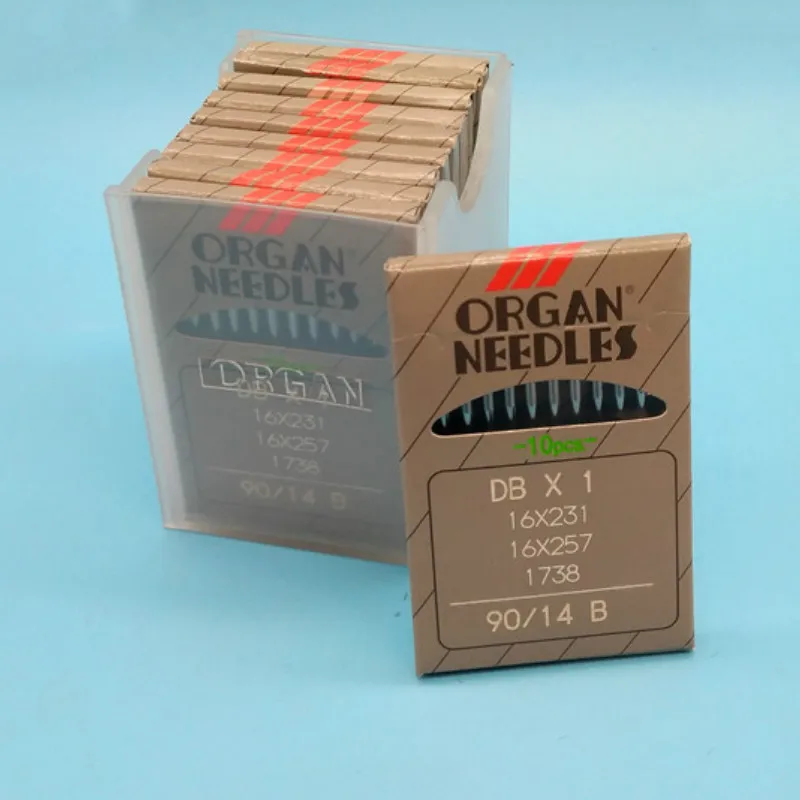 DBX1(90-14B) 10 шт./лот высокое качество иглы organ DBX1 DCX1 DPX5 UYX128GAS для промышленные прямострочные швейных машин Singer, juki brother - Цвет: DBX1(90-14B)