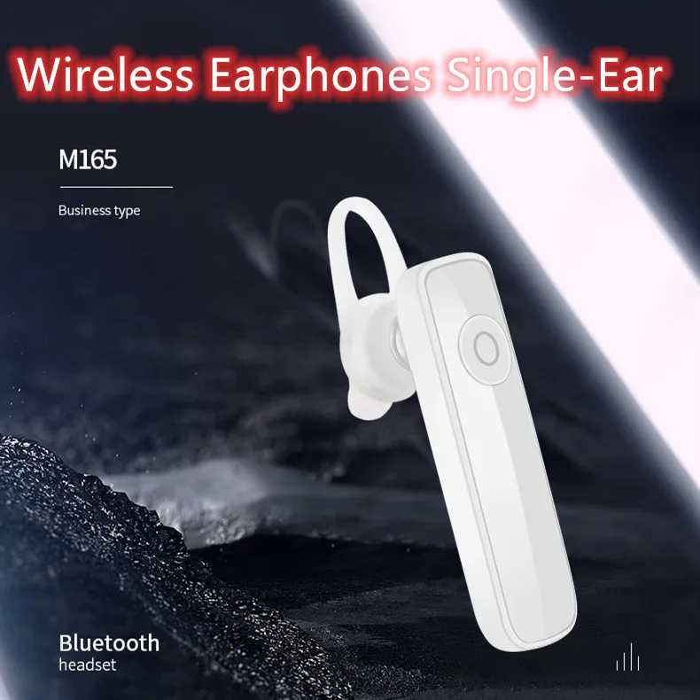 M165 беспроводной наушник Bluetooth одно ухо с микрофоном использовать для iPhone sunsung xiaomi
