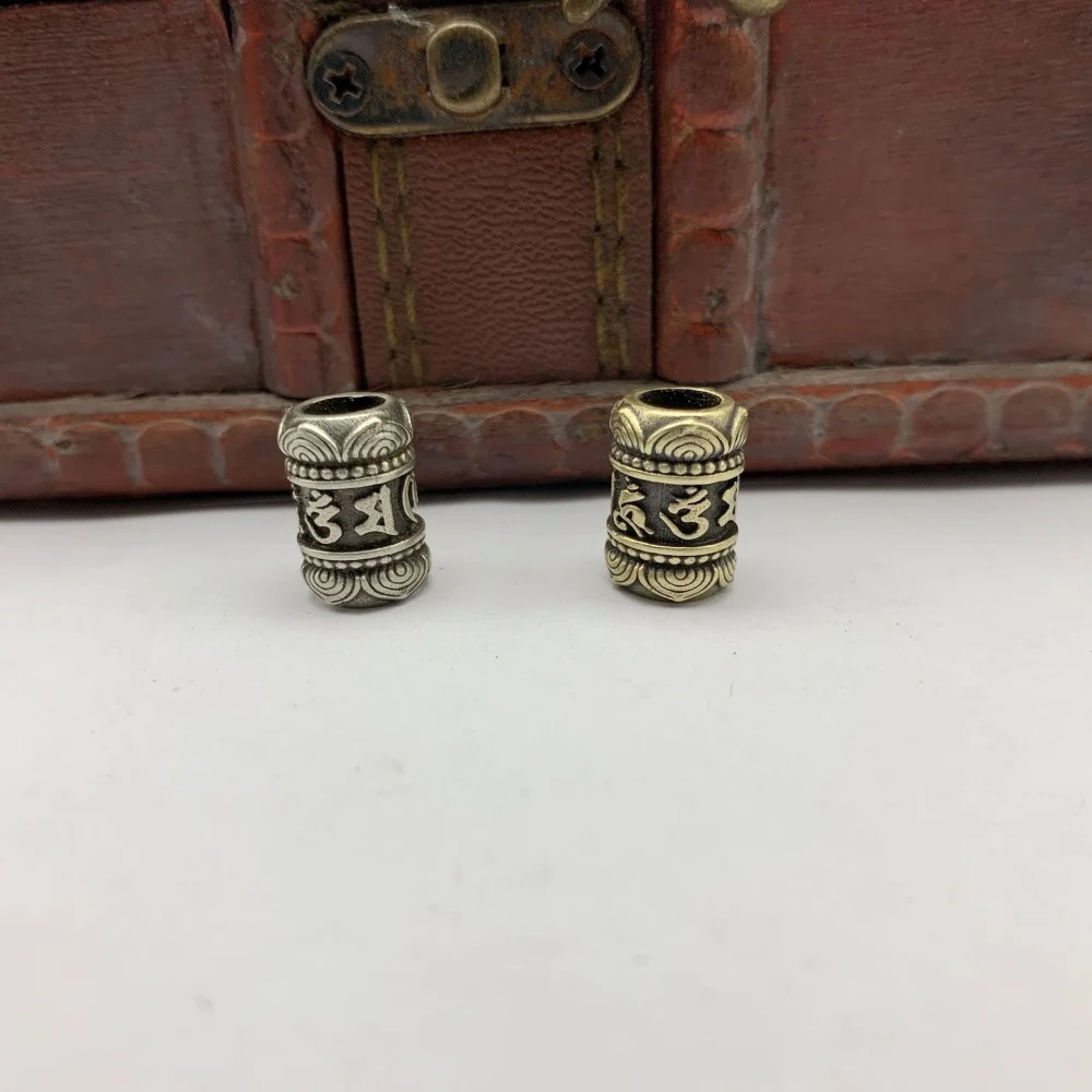 Санскрит разделительные бусины Паракорд бусы на шнурок латунные подвески EDC