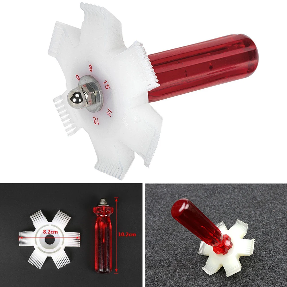 Remove Debris Radiator Condenser Grill Plastic Handle Evaporator Straightener Slat Rake Tool Oil Cooler Fin Comb Air Conditioner |