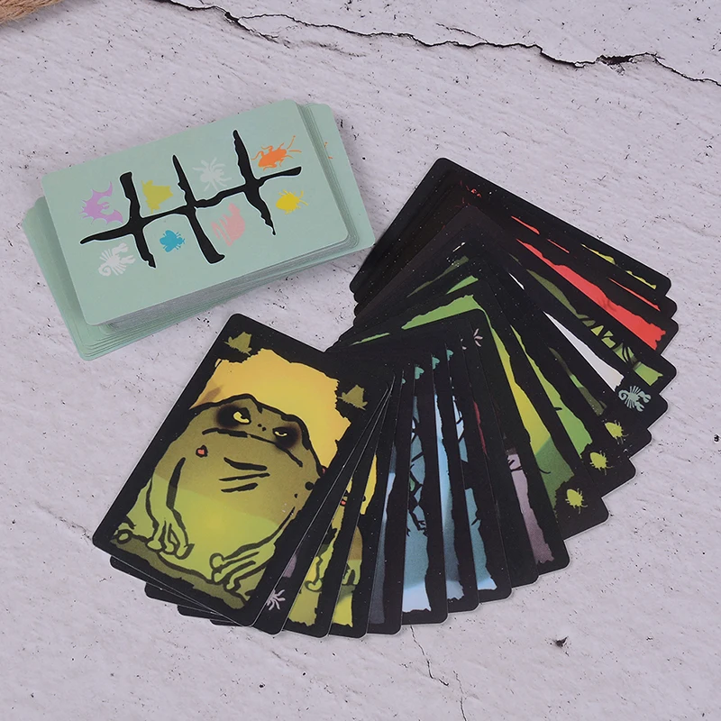 Забавные карточки игра какерлакен салат/покер/Королевский/Suppe/Mogel Motte семейная