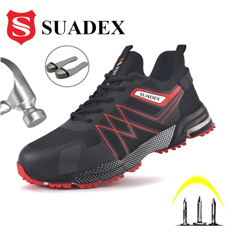

Кроссовки SUADEX мужские рабочие, легкие, непрокалываемые, безопасная обувь