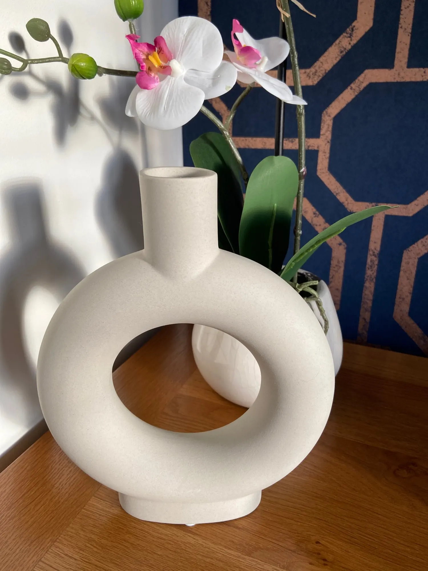 

Nordic Ceramic Vase Home Decoration Ornaments Crafts Vegetarian Ceramic Flower Pot Art Vases Home Decoration Ornament Gifts
