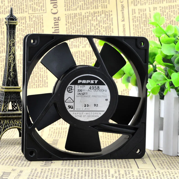

New original TYP4958 12CM 12025 220V 14 12W double ball fan
