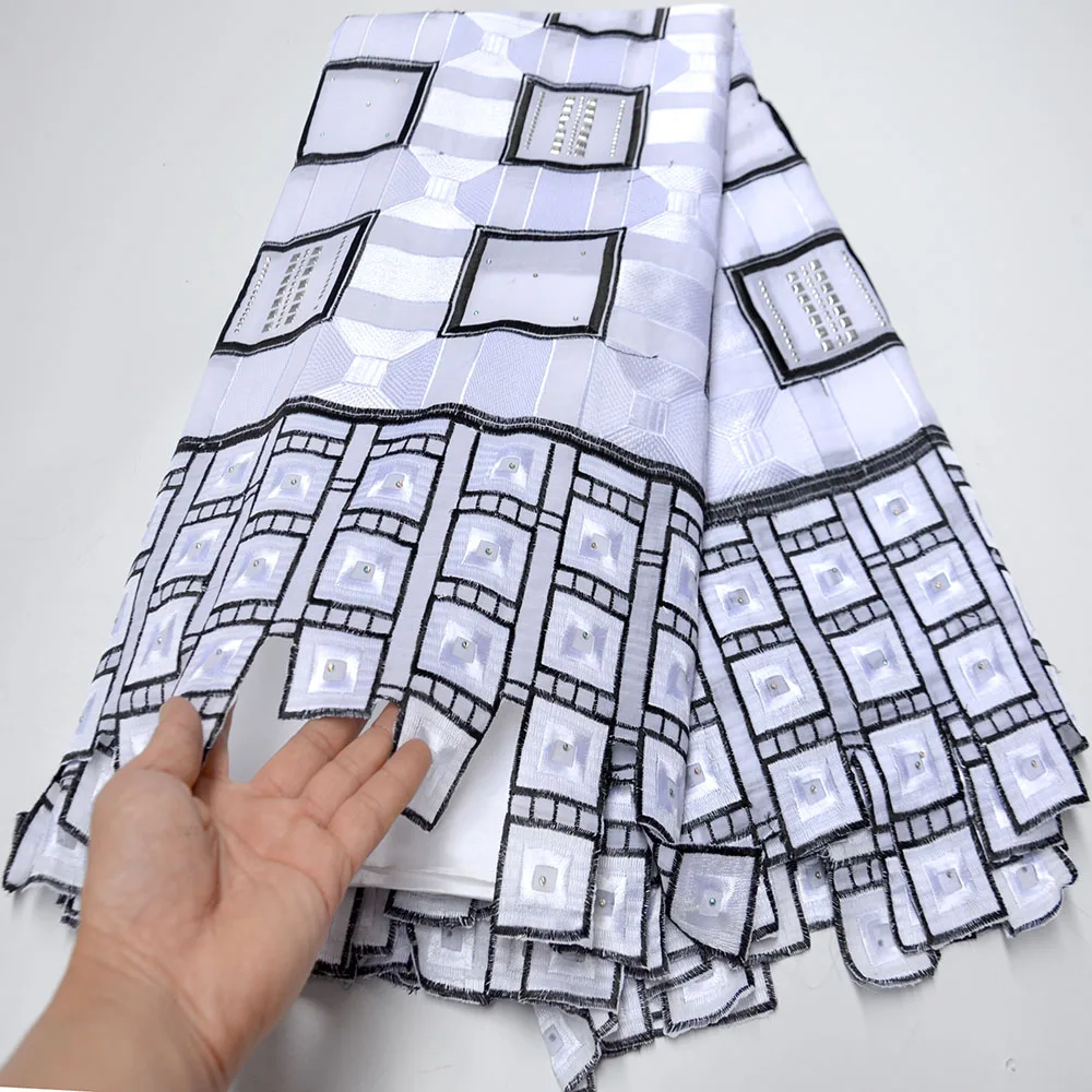 

African Dry Cotton Lace Fabric For Men and Women Nigerian Lace Fabric 2020 High Quality Swiss Voile lace In Switzerland