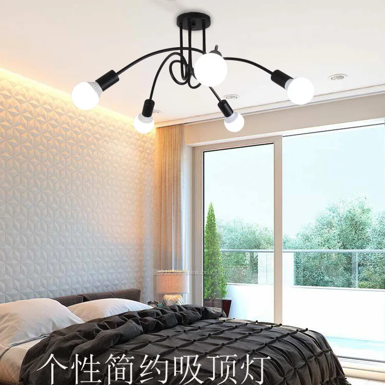 Винтажная светодиодная Люстра для помещений американский потолочный светильник