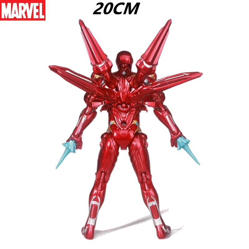 

20CM Marvel Iron Man Figure Toy Marvel 85 Avengers 2 Genuine Model