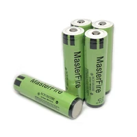 masterfire original protected ncr18650be 3200mah 18650 3 7v rechargeable lithium battery cell with pcb for flashlights batteries