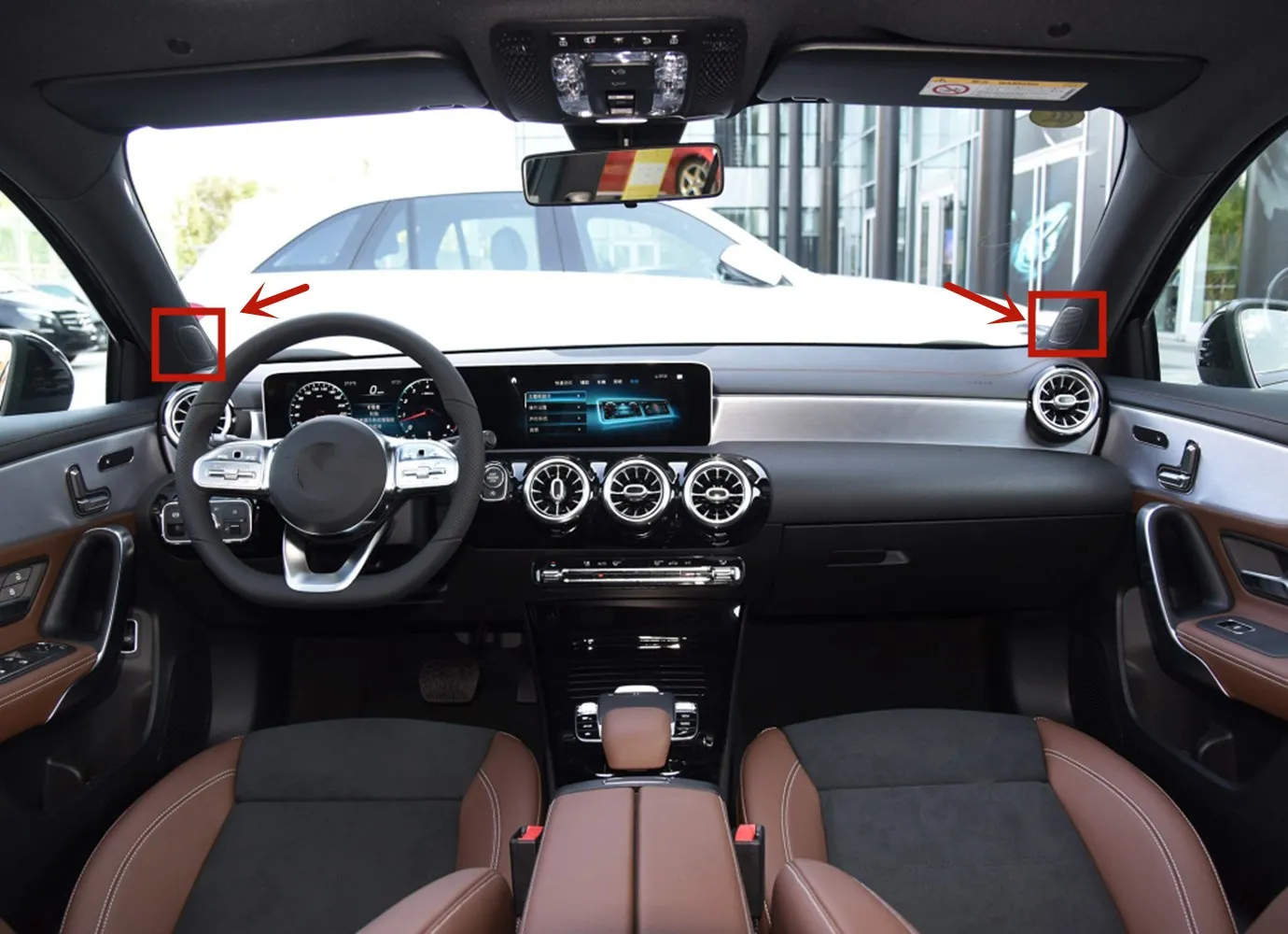 Для Mercedes-Benz Class A W177 V177 Автомобильный Дверной громкоговоритель хромированная крышка динамика накладка рамка наклейка интерьерные аксессуары