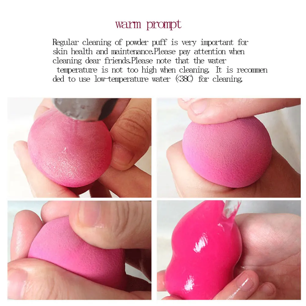 Красота Макияж яйцо Тыква спонж для нанесения пудры слоеные капли воды хлопок