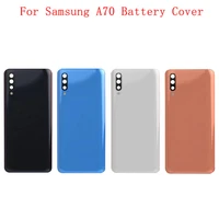 battery case cover rear door housing back case for samsung a70 a705f battery cover camera frame lens with logo