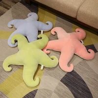 nice 1pc 50cm70cm lovely huggable marine life plush pillows colorful starfish stuffed toys cute cushion dolls for kids