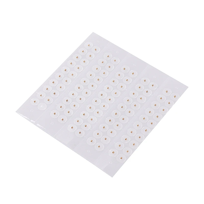 

100PC Transparent Ear Point Stickers Ear Pressure Stick Acupuncture Magnetic Beads Auricular Ear Stickers Massage Ear stickers