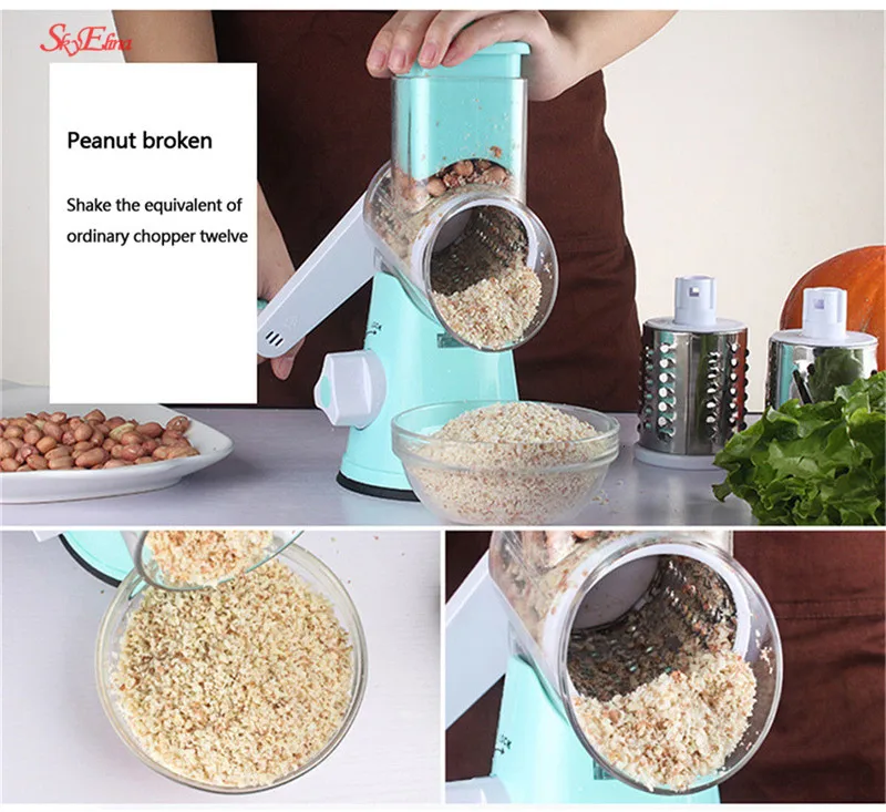 Кухонные инструменты многофункциональная круглая Терка мандолина слайсер для